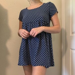 American Apparel Polka Dot Babydoll Dress Size S